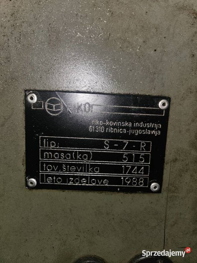 Prasa jugoslowianska do odpadów