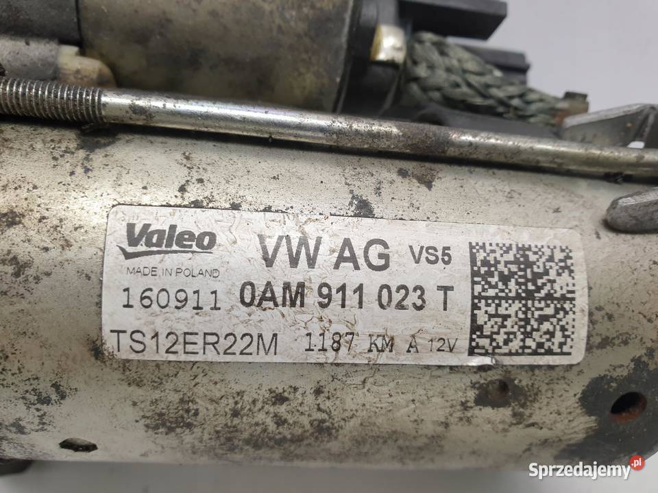 ROZRUSZNIK VW Polo V GTI 14 TSI ROZRUSZNIK valeo Układ elektryczny silnika Rudka