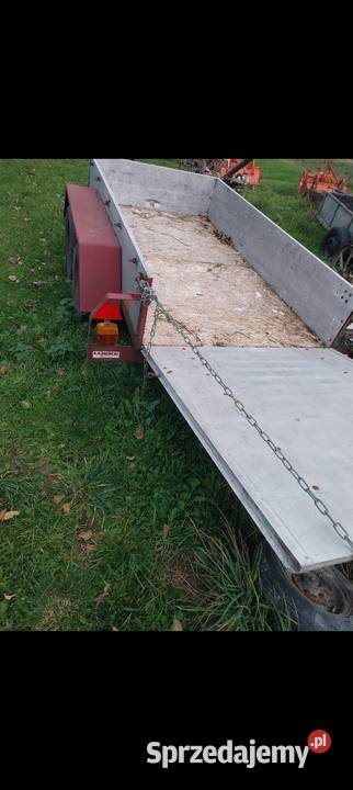 Przyczepka tandem laweta z najazdem 2t135x235 towarowe Nowy Sącz sprzedam