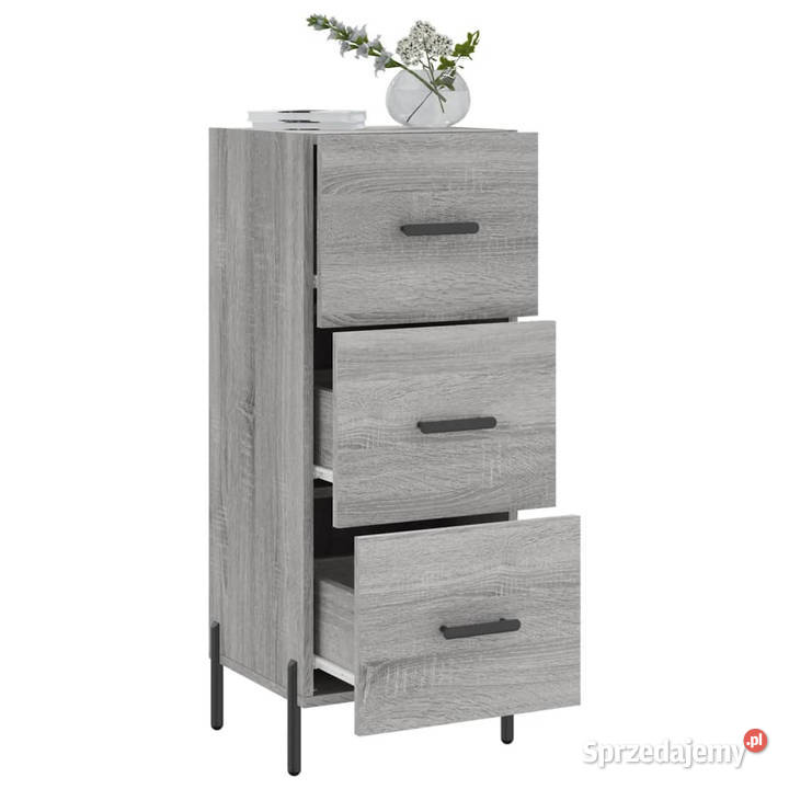 Szafka szary dąb sonoma 345x34x90 materiał Warszawa