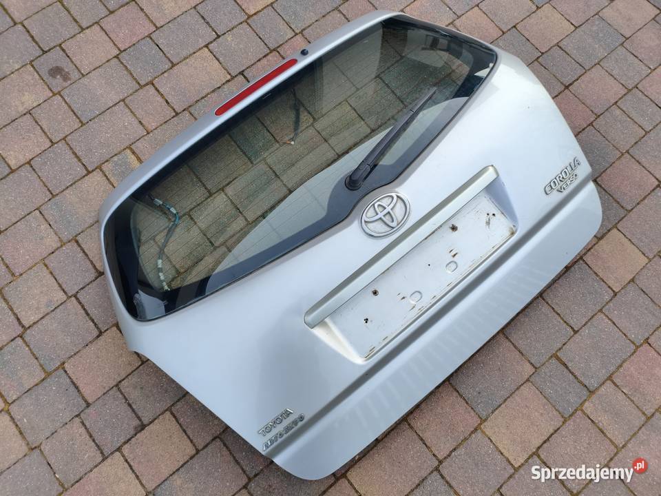 Klapa Bagażnika Toyota Corolla Verso II Srebrna Wyszków sprzedam