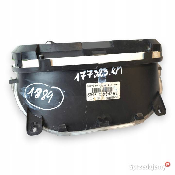 LICZNIK ZEGARY 1369834080 Fiat Fiorino III Nemo Liczniki i zegary lubelskie