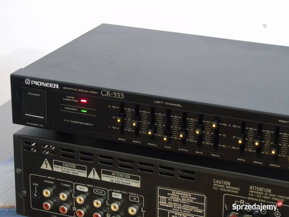 Korektor graficzny Pioneer GR333 sprawny DOSTAWA Jasło