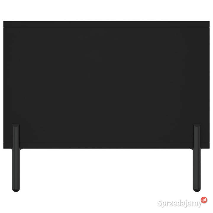 Stolik kawowy czarny 102x50x40 materiał Warszawa