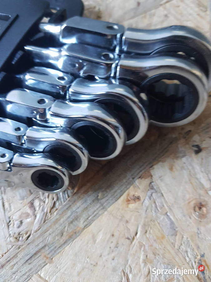 KLUCZE ŁAMANE PŁASKO OCZKOWE GRZECHOTKA 6el Głogowa