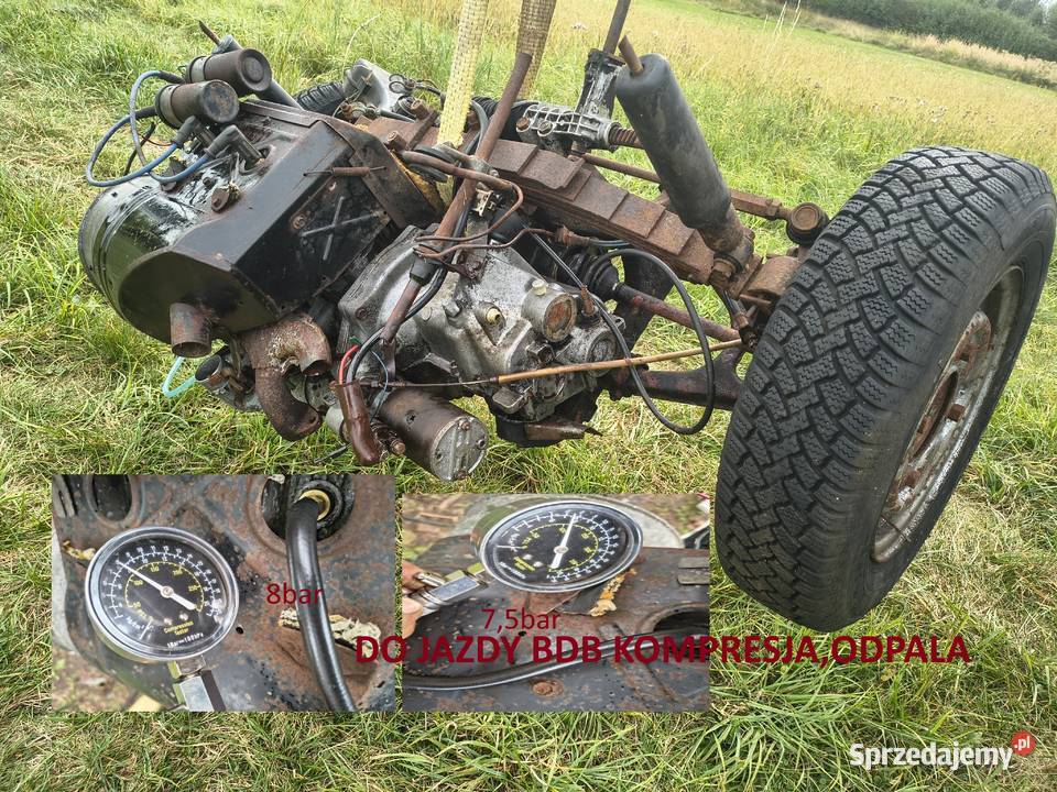 Trabant 601 DDR silnik skrzynia biegów sanki