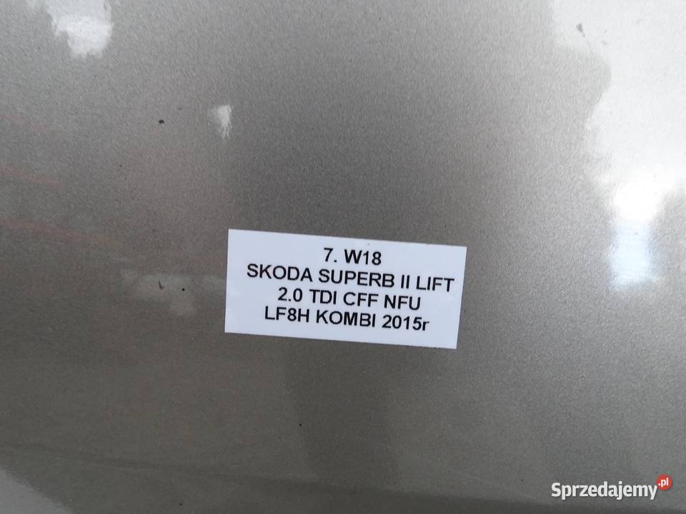 ZDERZAK PRZÓD PRZEDNI LF8H SKODA SUPERB II 3T Zderzaki małopolskie sprzedam