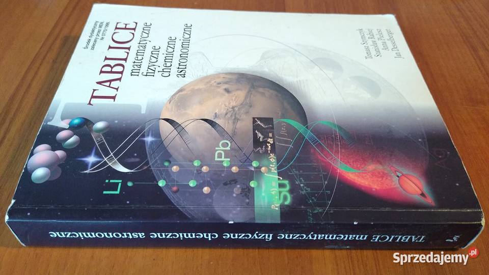 Tablice matematyczne fizyczne chemiczne