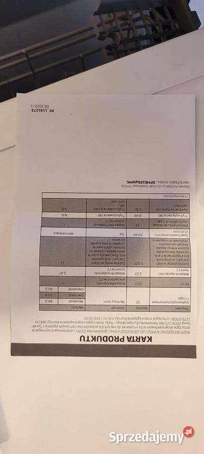 Sprzedam zmywarkę Amica DFM61E6qWMG Pruszków