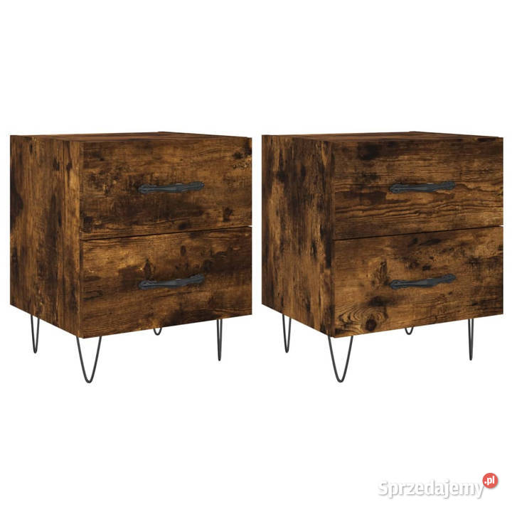 Szafki nocne 2 przydymiony dąb 40x35x475 mazowieckie Warszawa
