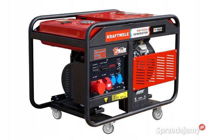 AGREGAT GENERATOR PRĄDOTWÓRCZY 18 kVA BENZYNA Ząbkowice Śląskie sprzedam