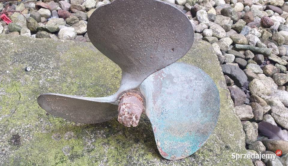 Śruba napędowa mosiężna łódź jacht Reszel