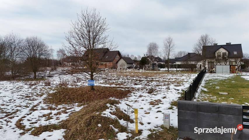 sprzedaży działki Borek 1527m2 kanalizacja małopolskie