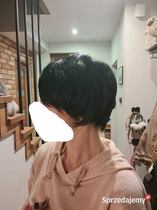 nowa damska peruka z naturalnych włosów brak