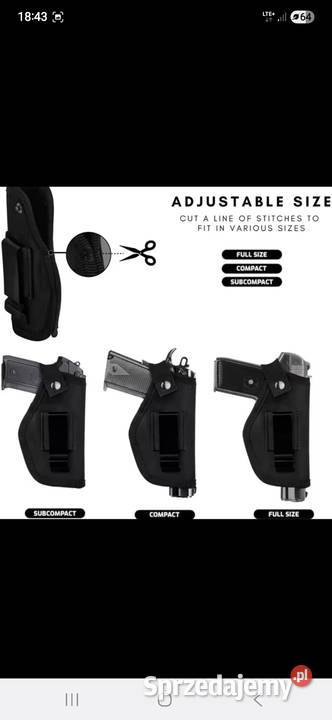 Kabura na pistolet nowa Pokrowce, futerały i kabury Łódź