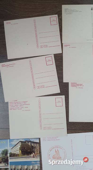 Stare kartki pocztowe miasta i konie Kraków