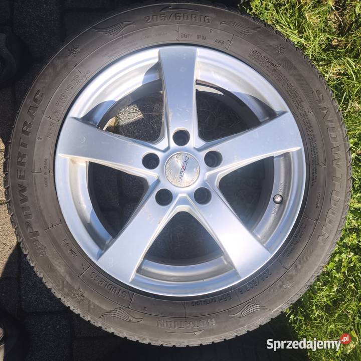 Sprzedam 4 felgi aluminiowe R16 z oponami Psary