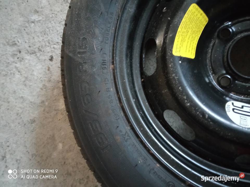 Zapas koło zapasowe citroen 4x108 15 Łasin