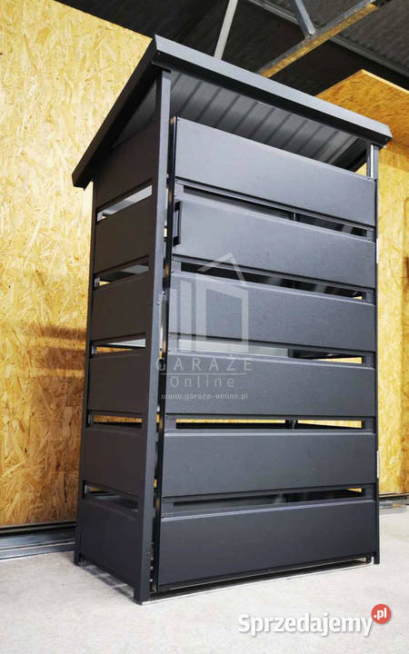 Wiata śmietnikowa spad tył 09x05m Antracyt Iława sprzedam