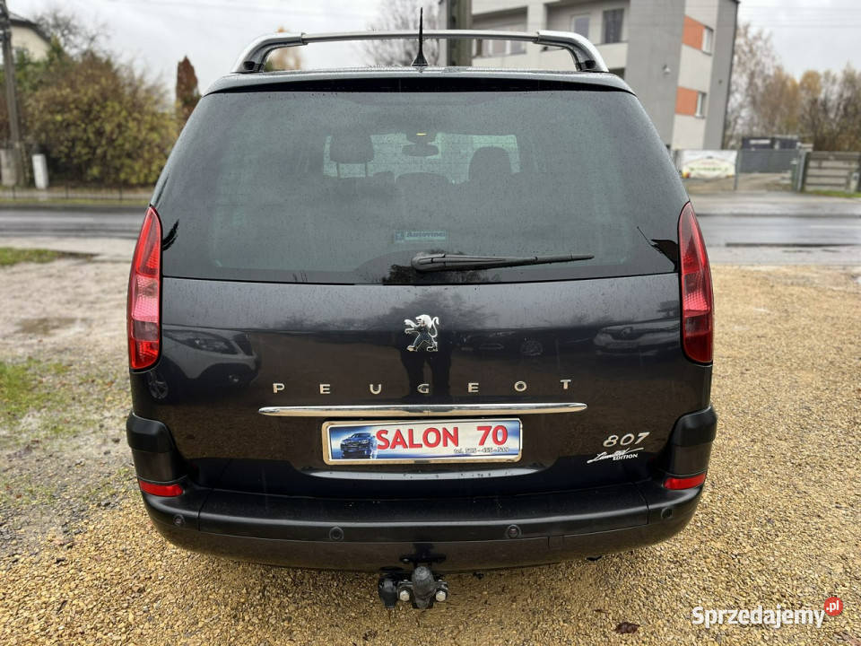 Peugeot 807 20 Zarejestrowany 7 osob Climatronic VAT marża Częstochowa
