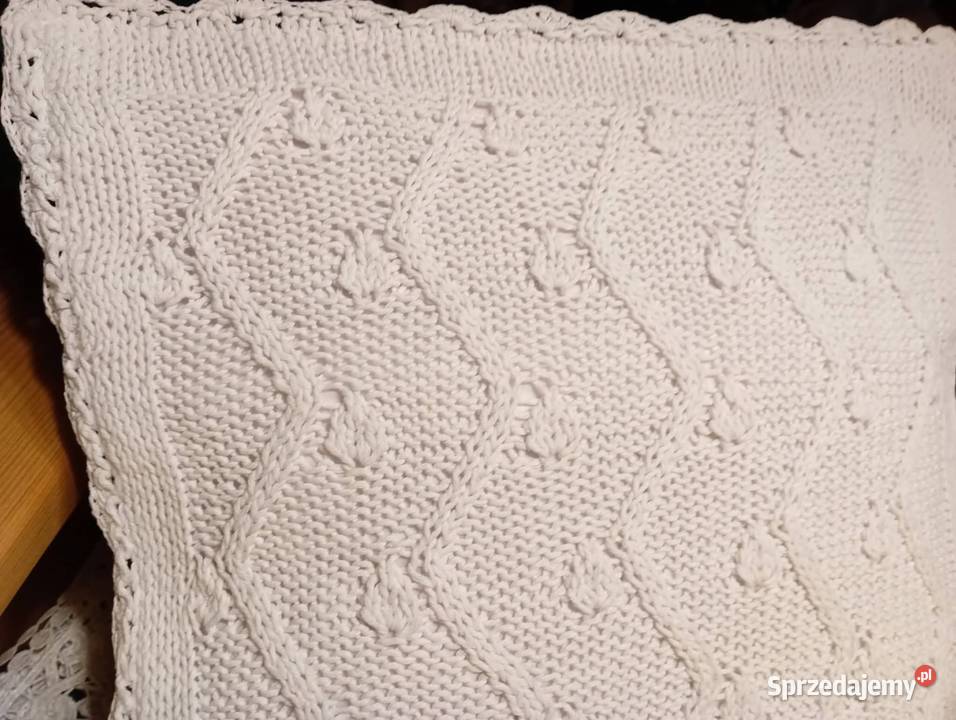 Poszewka dziergana Poszewki Alwernia