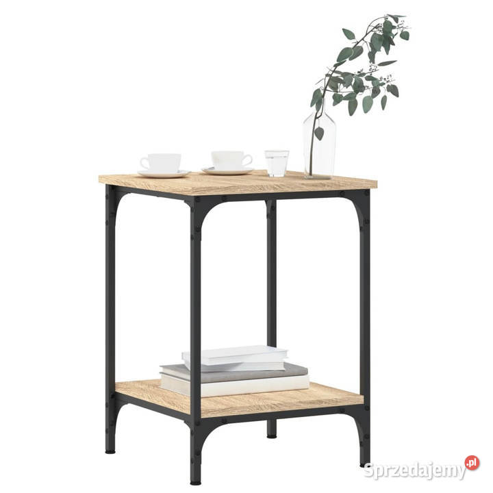 Stolik kawowy dąb sonoma 40x40x55 materiał Warszawa sprzedam