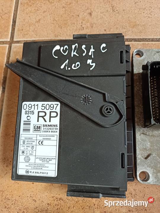 zestaw startowy immobiliser opel corsa c 10 Pozostałe Szczecin