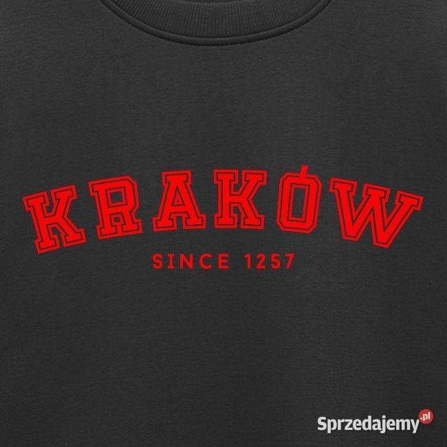 Ekologiczna dziecięca bluza premium z okrągłym Kraków