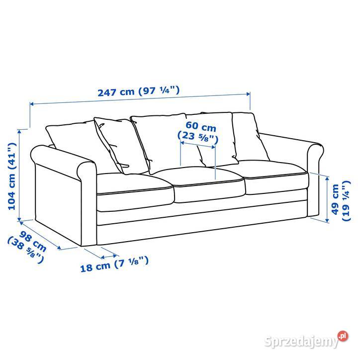 IKEA GRoNLID 30396797 pokrycie secji sofy 3os kujawsko-pomorskie
