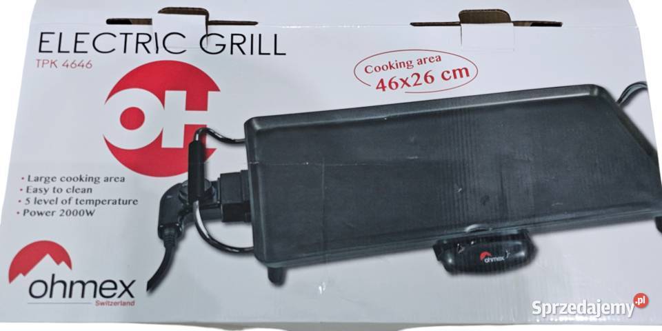 Nowy grill elektryczny
