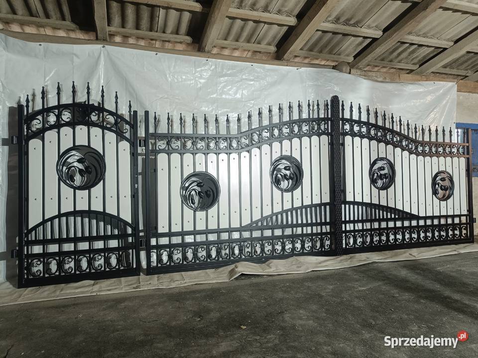 Brama Wjazdowa Dwuskrzydłowa Kuta Pręt Pełny Pozostałe Starachowice