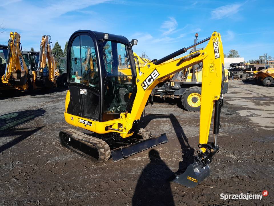 JCB 8018 2015R MINIKOPARKA 18 TONY CAT CUBOTA Krotoszyn