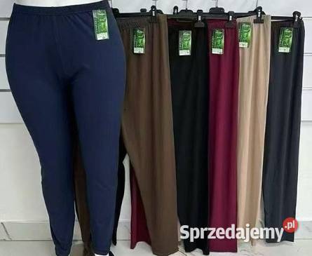 Duże leginsy bambusowe 7XL10XL Pozostałe wielkopolskie Leszno