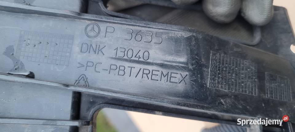 MERCEDES E KLASA W211 SEDAN ŚLIZG ZDERZAKA TYL Ruda Śląska