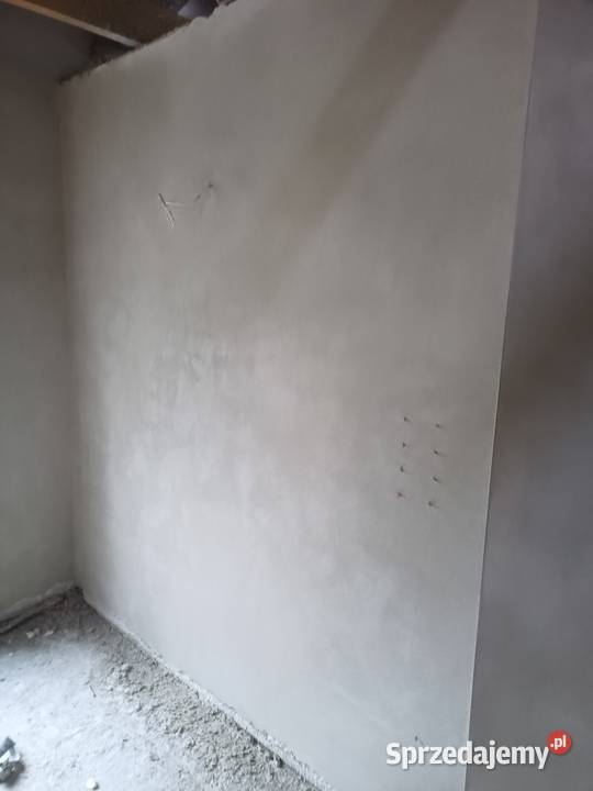 Tynki maszynowe cementowo wapienne gliniane opolskie Rudniki