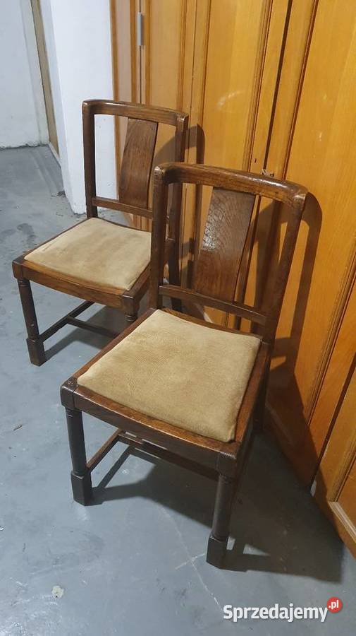 Krzesła angielskie drewniane komplet 2 sztuki Izabelin sprzedam