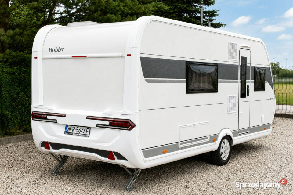 przyczepy kempingowe Hobby DE LUXE 495 WFB DE mazowieckie Sokołów sprzedam
