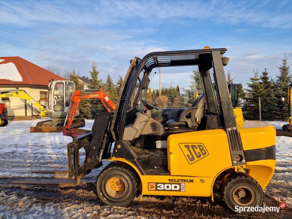 Wózek widłowy JCB TLT 30D 2002r teleskopowy 3 lubelskie Ryżki sprzedam