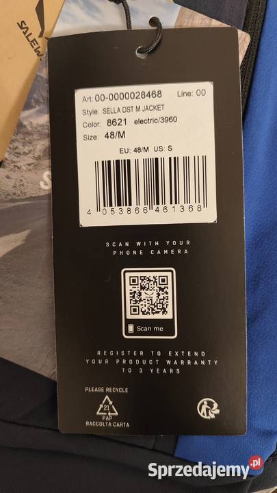 Kurtka Softshell Salewa Sella DST rozmiar M i S