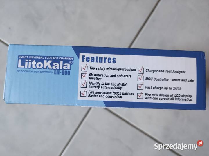 Ładowarka do akumulatorów baterii Liitokala Kielce
