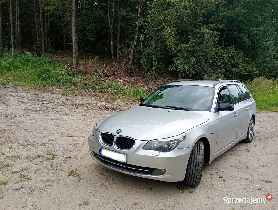 BMW e61 2007r 20d m47 mocno doinwestowane manual aluminiowe felgi pomorskie Gdynia