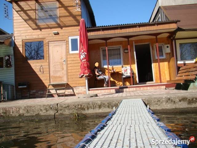 Działka z domkiem i miejscem na łódź Grunty i działki Nieruchomości Szczecin
