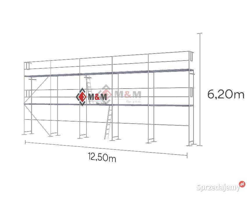 NOWE 775 m2 Rusztowanie 125x62m Ramy stalowe 2 opolskie Stare Siołkowice