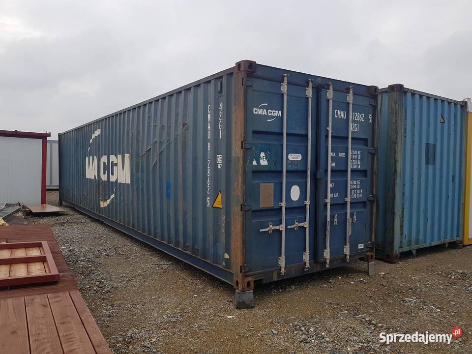 Kontener 40HC sprzedaż transport rozładunek Milicz