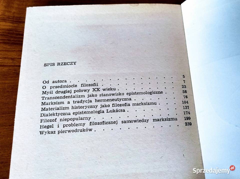 Filozofia dialektyka rzeczywistość Marek J Gdańsk