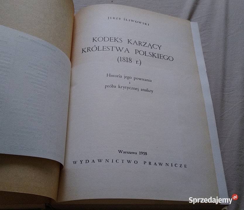 Kodeks karzący Królestwa Polskiego 1818
