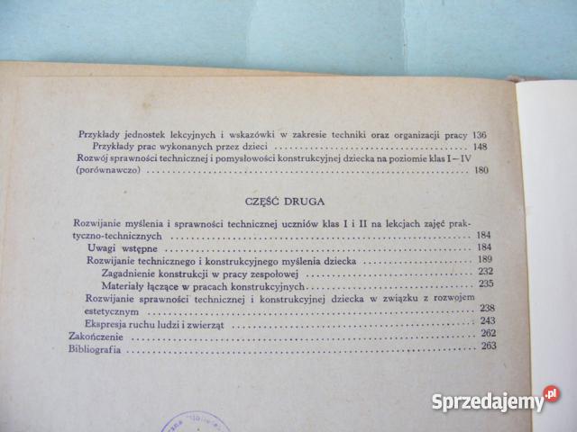 Zajęcia praktyczno techniczne w klasach I IV Kon Oborniki Śląskie sprzedam