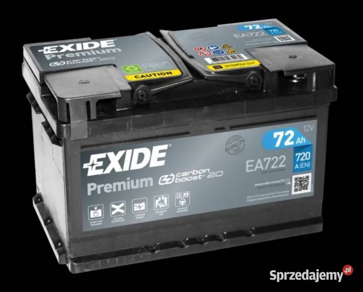 Akumulator Exide Premium 72Ah 720A PRAWY PLUS Wałbrzych
