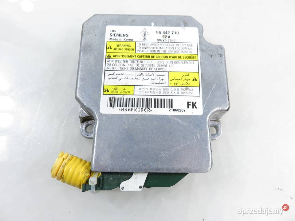 MODUŁ AIRBAG CHEVROLET AVEO II 96442710 Części samochodowe sprzedam