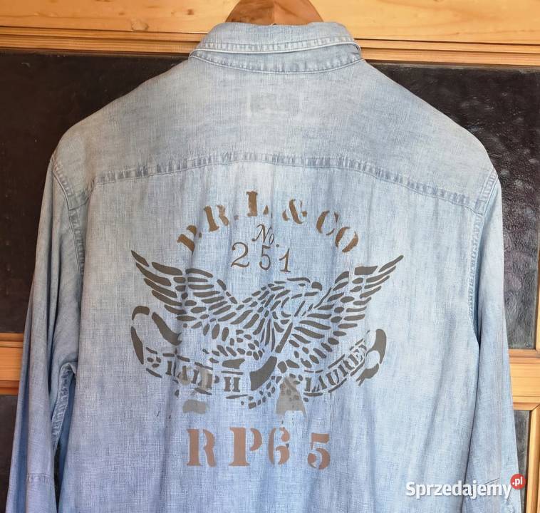 Ralph lauren L sweter niebieski bawełna L 100 Rozmiar L mazowieckie Warszawa